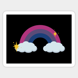 Bi Pride Retro Rainbow Sticker